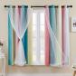 Rideaux Chambre Enfant, Rideaux Occultants avec Tulle D�coratif, Motifs �toil...