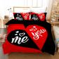 Ensemble De Literie King Et Queen 200x200cm,Housse De Couette Noire Et Blanch...