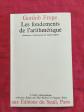Les Fondements De L'arithm�tique   Gottlob Frege   Ed.Seuil