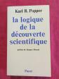 La Logique De La D�couverte Scientifique   Karl R.Popper   Ed.Payot