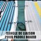 Lot De 2 Sangles De Liaison Pour Paddle Board & Kayak   �lastiques & R�sistantes