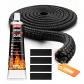Joint Porte Poele a Bois, 2,5m Joint Insert Chemin�e, Colle Joint Poele a Bois