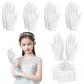 Lot de 24 Paires de Gants en Coton pour Enfants, Gant en Tissu de Coton Gant