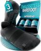Chaussettes Barefoot Antid�rapantes 40 42   Noir Court   3 Paires Pointe Large