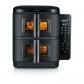 Friteuse sans huile   SEVERIN   AirFryer FR9598   Capacit� 11 L   Double cuve