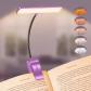 Lampe de Lecture 32 LED, Liseuse Lampe Clip Rechargeable au Lit 5 Couleurs