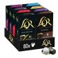 Espresso Caf�   80 capsules assortiment de 8 vari�t�s   compatibles Nespresso