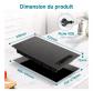 AMZCHEF Plaque � induction 2 feux � encastrer ou poser  3300w