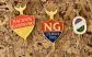 Lot 3 Pin s NACIOUN GARDIANO CAMARGUE GARDIAN TAUREAU MANADE Gardian