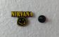 pin's pin m�tal sigle logo embl�me Groupe NIRVANA :  2 par 3 cm