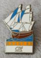Pins banque Cr�dit Agricole Brest. bateau