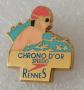 Pins chrono d'or speedo Rennes. Arthus Bertrand Paris