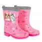 Bottes de Pluie Fille Chien et Chat   Bottines Rose Imperm�able pour Fillette