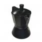 Cafeti�re Moka en aluminium, antid�rapante et r�sistante, couleur noire, capa...