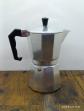 Cafeti�re moka italienne en aluminium, pot octogonal, tasse � caf� Vintage