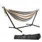 Hamac Double de 2,6 m avec Support, capacit� de 250 kg, Comprend Un Sac