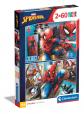 21608   Marvel   Supercolor   2 x 60 Pi�ces   Spiderman   Puzzles du Dessin