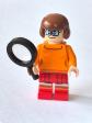 TRES RARE FIGURINE MINIFIGURE LEGO SCOOBY DOO SCD005 VELMA DINKLEY ETAT NEUF