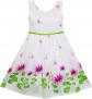 Robe Fille Pourpre Tournesol Vert Feuilles Papillon 4 Ans,4 ans,Violet Violet