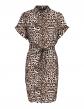 Vmeasy Joy S-S Shirt Dress WVN GA Robe, Tan-AOP: liv, M Femme