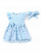 Robe Tutu en Tulle � Manches Courtes pour b�b� Fille Robe de f�te Robes