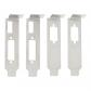 4pcs Support Profil Bas pour HDMI DVI VGA ATI Carte Graphique Vid�o Support