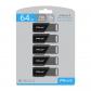 Pack de 5 Cl�s USB 3.2   PNY   Attach� X   64 Go   Jusqu'a 130 Mo-s