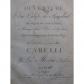 BOIELDIEU Adrien Le Calife de Bagdad Ouverture Guitare Violon ca1815