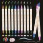 Marqueurs M�talliques Stylos de Peinture,10 Couleurs Double Pointe Fine-Pince...
