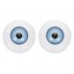 24mm Yeux De Poup�e, 2 Pcs Yeux R�alistes en Acrylique DemiGlobes Oculaires e...