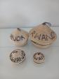 Lot de 4 Paniers Agaseke Traditionnels du Rwanda