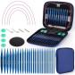 13 Paires Aiguilles Circulaires Tricot Interchangeable de 3,0 10,0mm