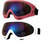 Ensemble de 2 lunettes de ski de neige lunettes de snowboard lunettes de moto