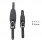 Boucles de fixation snowboard avec sangles noires base m�tal plastique et acier durable