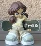 Figurine En R�sine 12cm Snowboard Spirit Free, Fille, Ski, Girl