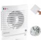 100 mm Ventilateur,Extracteur d'Air,VMC,avec Clapet Anti Retour   Moustiquaire