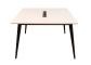 Table de r�union ou bench 2 places 120x120 OREX   Plateau blanc   Prises int�gr�
