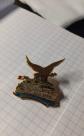 Pin's Bateau militaire mission Balbuzard oiseau B.C.R marine zamac ref 2712