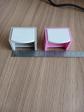 2 Petits  Meuble Bas Rose - Gris Dessus Galb� Blanc     Playmobil