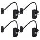 4pcs Verrouillage Coulissante Fen�tre Entreb�illeur de Porte Serrure Porte