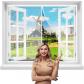 Fen�tre Moustiquaire Magn�tique, 120 x 110 cm Rideau de Porte
