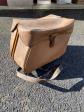 Ancienne paire sacoches mobylette moto v�lo solex vintage a restaurer skai