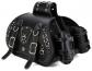 Sacoches de Moto en Cuir Haute densit�   Sacoches lat�rales avec Porte gobelet