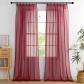 Rideau Voilage  Voilages Rouge Galon Fronceur D�corations Maison Chambre Salo...