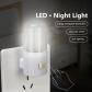 1-2PCS Veilleuse LED Prise US-EU �conomie D'�nergie Lampe De Chambre Salon Chamb