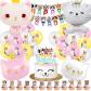 Chat Anniversaire Decoration Filles,Chats Anniversaire Ballon en Latex 50 Pcs...