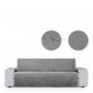 Housse de canap� 2 Places Pratique et antitache Gris Design Genna