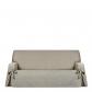 Housse de canap� antitache Chaise Longue Extra �cru Bras Droite Vue de Face D...