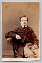 CDV 1865 Jeune homme cravate � pois photographi� chez Siebe Wroclaw Pologne