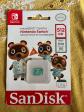MicroSD SD SDXC SanDisk 512 GB per Nintendo Switch Design Animal Crossing neuve